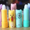 Мультяшный Увлажняющий Бесцветный Бальзам для Губ Натуральный Растительный Блеск для Губ Фруктовая Помада MIT