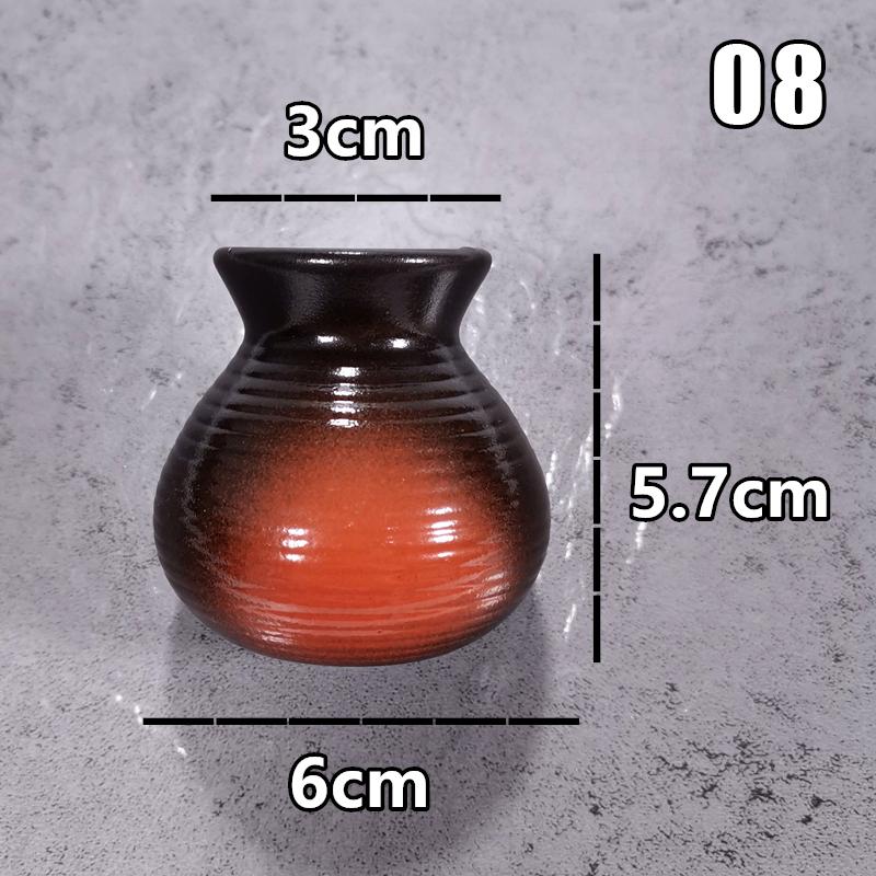 Магазин суши Декор для тарелки сашими Маленькая бутылка Бочонок для сухого льда Керамический держатель для зубочисток Японский стиль Фруктовые палочки Контейнер Банка Коробка