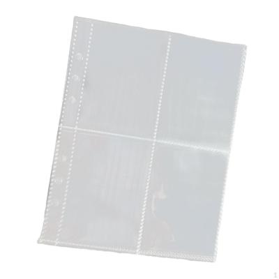Карманы для фотокарточек, папки, фотоальбомы, страницы, 4, держатель для сетки, легкий, для торговли