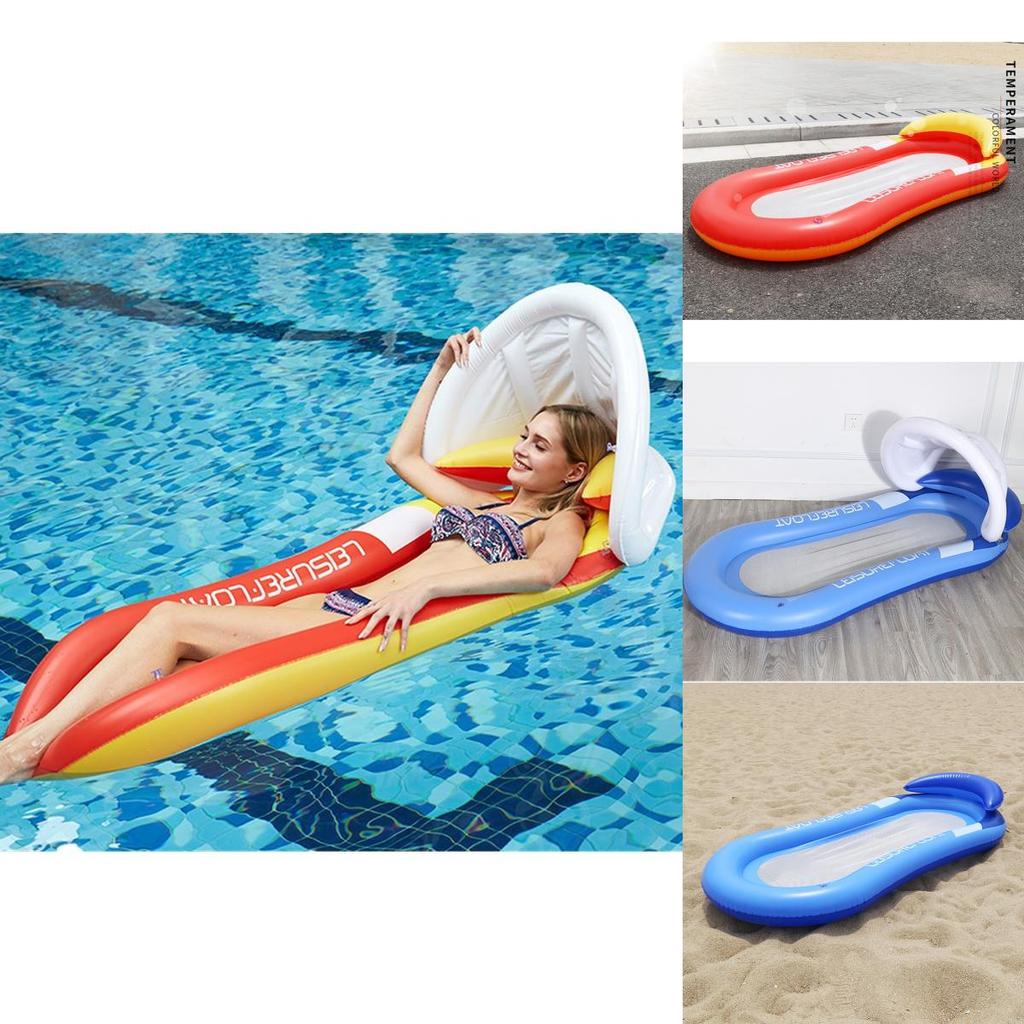 Надувная спинка Песочная кровать Уличный Взрослый ПВХ Складной Сетчатый Шезлонг Гамак