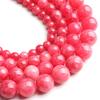 Round Red Rhodochrosite Loose Spacer Stone Beads For Jewelry Making 6/8/10/12mm