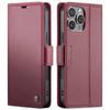 Чехол для iPhone 16 Pro Max 16 Plus с держателем для карт, Кошелек-чехол с RFID-защитой, Прочная кожаная подставка, Магнитная застежка
