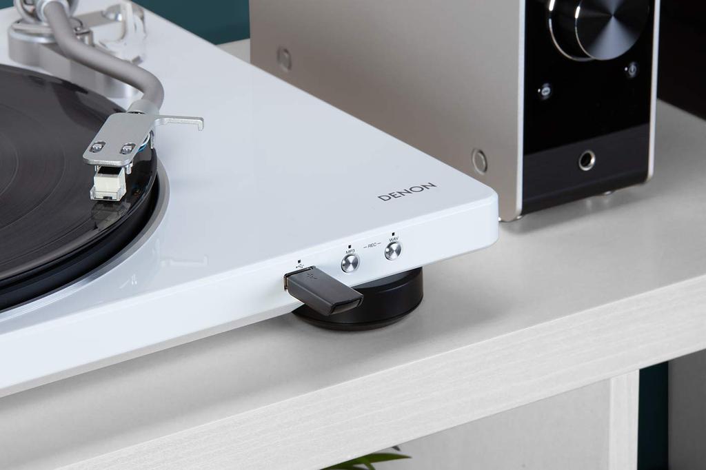 Проигрыватель Denon Record Player USB-совместимый, белый DP-450USB DP-450USB-WTEM