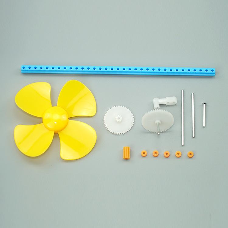 DIY Самодельный ручной маленький вентилятор Детский сад Дети Студенты Физика Наука Наука Мелкое производство Научный эксперимент Игрушки
