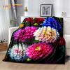 HD Daisy Rose Chrysanthemum Pretty Flower Blanket,Soft Throw Blanket for Home Bedroom Bed Sofa Picnic Travel Cover Blanket Kids
