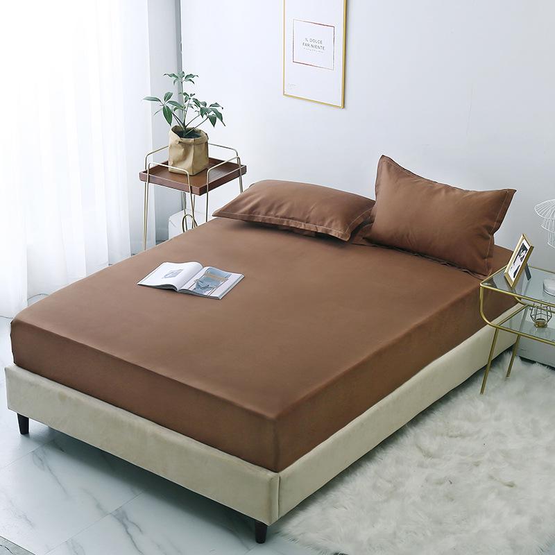 Юго-Восточная Азия однотонный двойной чехол для матраса и односпальная простыня комплект
