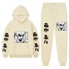 Men's Casual Jogger Sets Fashion Anime My Hero Academia Katsuki Bakugo Printing  Sweatshirt Unisex Long Sleeve Hoodie+Pants 2022