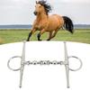 Ball Chain Design Horse Mouth Bit 135mm Length Horse Riding Bit Horse Riding Equipment  Riding Use