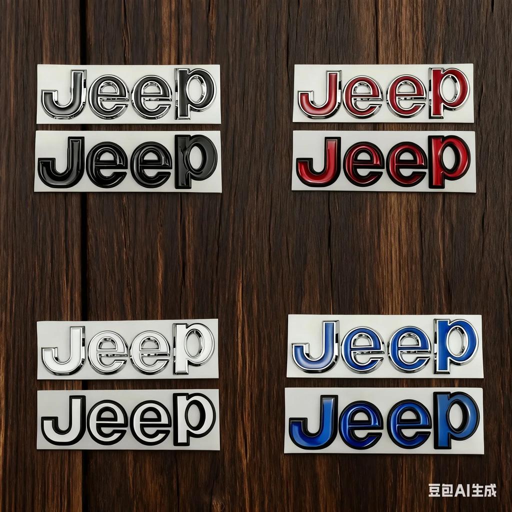 Для Jeep Для JEEP Wrangler Tj Jk Jl Grand Cherokee Commander Renegade Liberty Compass Patriot Автомобиль Передний Багажник Боковой Значок Металл