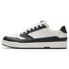 New Slip Resistant Cushioning Impact Resistant Low Top Skateboard Shoes Men's Black White 112338011-2