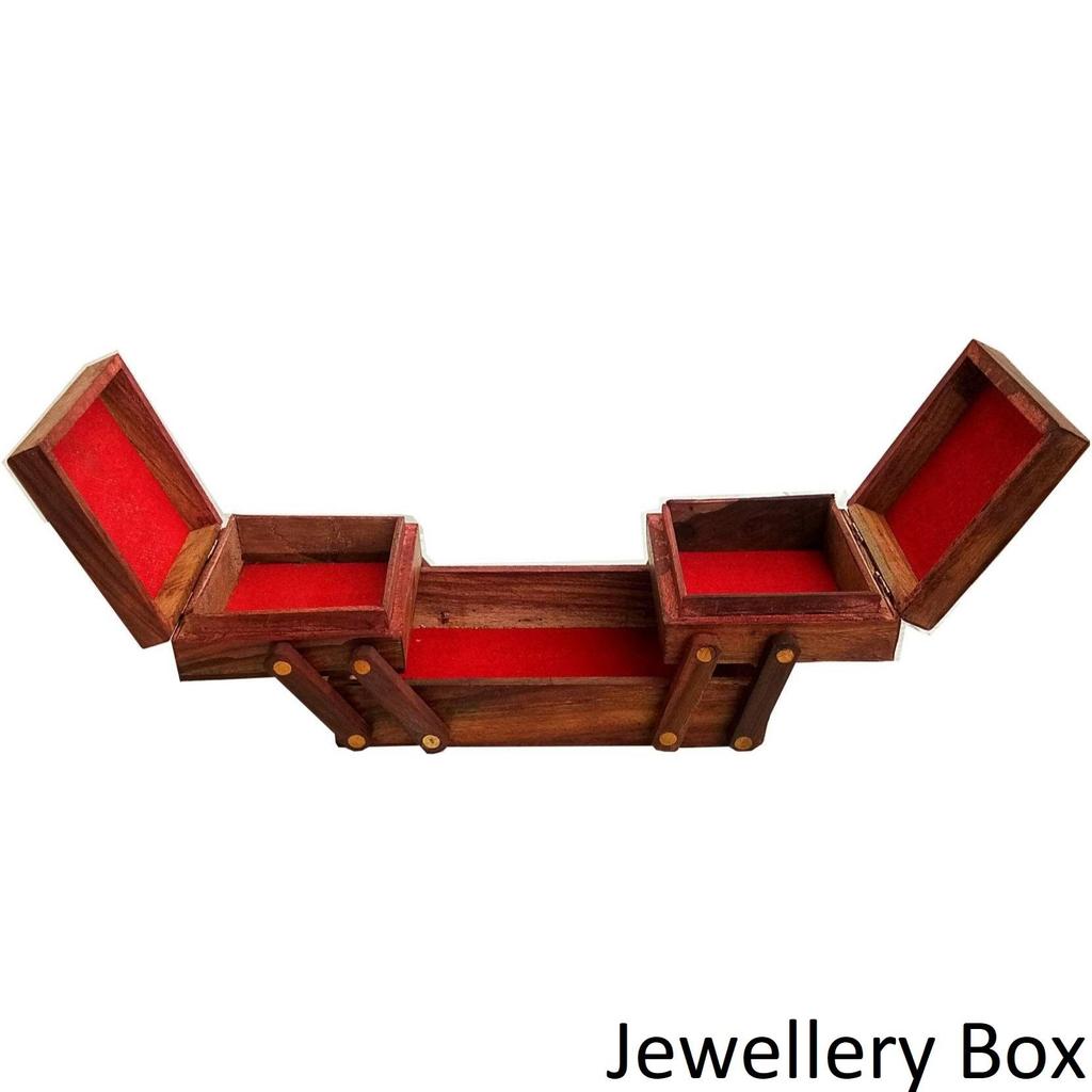 Шкатулка для украшений ручной работы 5 Косметичка  (коричневый)