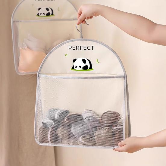 Сетчатый мешок для хранения большой вместимости, органайзер для гардероба, дышащая подвесная сетка для хранения нижнего белья, носков, полотенец, для спальни, общежития, путешествий
