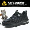 Work Sneakers Steel Toe Shoes Men Safety Shoes Puncture-Proof Work Shoes  Security Boots Fashion Indestructible Footwear