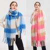 NEW Luxury Winter Thick Warm Scarf Women Cashmere Shawl and Wraps Pashmina Neckerchief Bufanda Female Long Tessel Echarpe