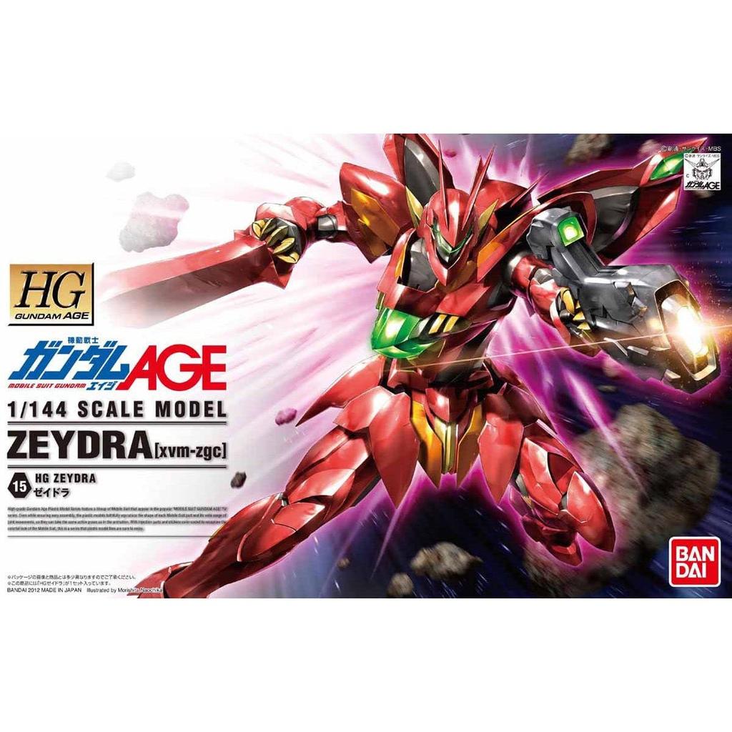Пластиковая модель HG Mobile Suit Gundam AGE Zeidra в масштабе 1/144 с цветовой кодировкой