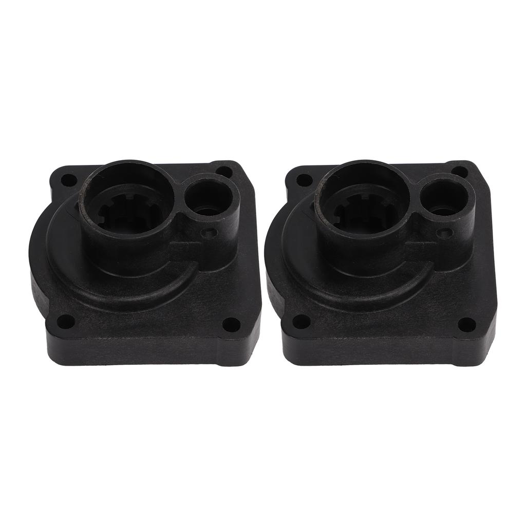 2Pcs Outboard Water Pump Housing Install Easily Lightweight Portable Anti Rust Impeller Housing for 15 Horsepower Boat