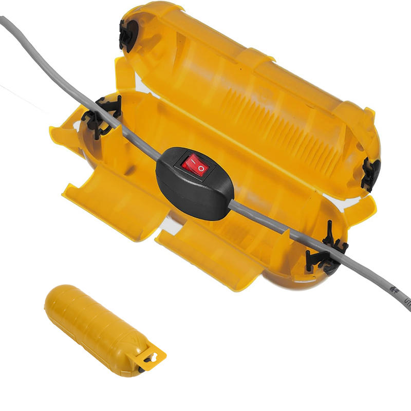 Outdoor Waterproof Electrical Junction Box - IP65 Rated Plastic Enclosure for Garden Security Light Sensor Wire Connection