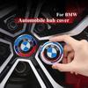 Для BMW Новая 2025 4 шт. 56 мм/68 мм Колпачок ступицы колеса BMW из сплава, центральный колпачок 50-летнего юбилея, модифицированная наклейка на колпачок ступицы в памятном стиле.Wh