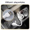 Светодиодный проектор звездного неба 360 градусов, работающий от USB, Атмосферная лампа для детской комнаты