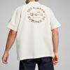Puma Рубашка Porsche Legacy Crew Letter Print Casual Breathable с коротким рукавом для мужчин, рубашки High-Mountain-Snow 624571-02