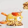Little yellow duck freeze-dried snack launcher dog slow feeder toy pet feeding toy, can hold freeze-dried treats
