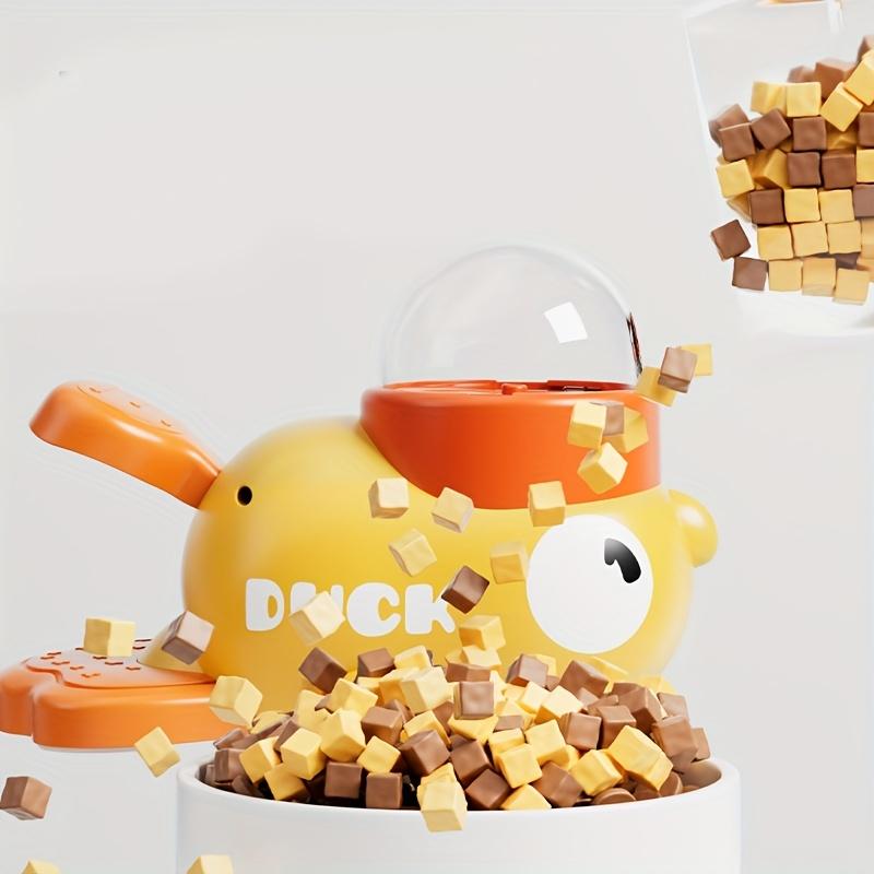 Little yellow duck freeze-dried snack launcher dog slow feeder toy pet feeding toy, can hold freeze-dried treats