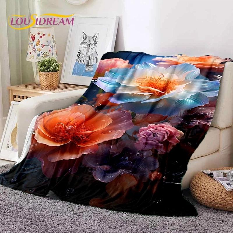 Мягкое фланелевое одеяло Dream Sun Flowers Nordic Daisy для кровати, спальни, дивана, пикника, плед для покрывала, отдыха на свежем воздухе, сна, подарок