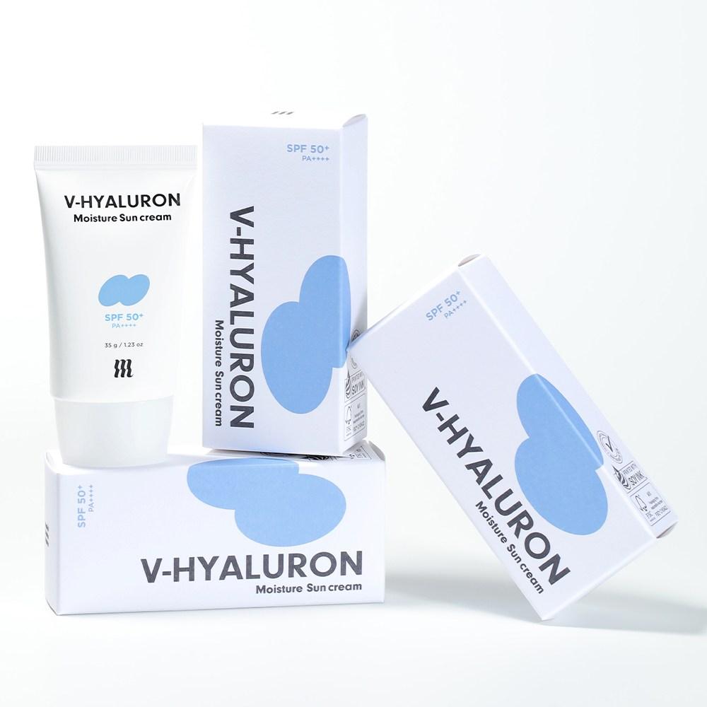 Merge V Увлажняющий солнцезащитный крем с гиалуроновой кислотой SPF50+ PA++++, 35 г, 1 шт.