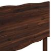ROSTOCK Dark Brown 75 x 190 cm Single Bed Frame with Headboard