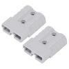2 Set Battery Quick Connector Kit PC Shell Silver Plated Copper Terminal Battery Quick Connect Disconnect Plug 50A 600V