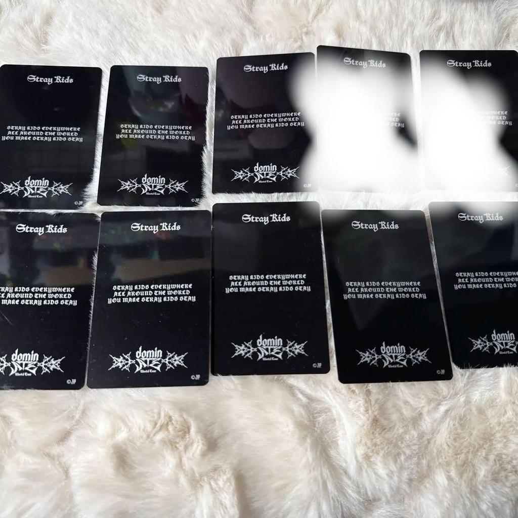 [USED] straykids World Tour trading cards (8 cards)