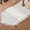 Кружевной кружевной флаг для стола Чехол для коврика на стол Ткань для полотенца Чехол для сундука Ткань для журнального столика Скатерть Простая ткань