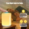 Перезаряжаемый интеллектуальный сенсорный ночник с индукционным диммером, интеллектуальная переносная лампа у кровати с возможностью регулировки яркости RGB, изменение цвета