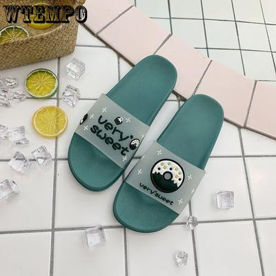 Сандалии женские летние домашние с толстой подошвой, нескользящие домашние и уличные тапочки для ванной и дома, мужские тапочки для пар