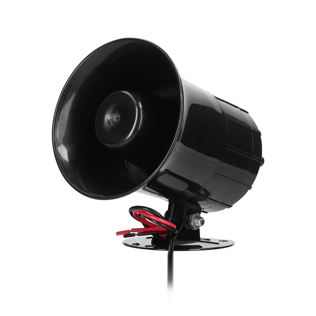 3-тональный автомобильный гудок 110 дБ Электрический гудок Громкий динамик Предупреждающий сигнал безопасности 12,0 В с контроллером для автомобиля, лодки, грузовика