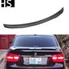 Compatible with 2005-2012 BMW 3 Series E90 M3 Sedan CS Style Carbon Fiber Rear Wing Spoiler