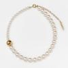 August Harmony Harmony Pearl Necklace / Gold