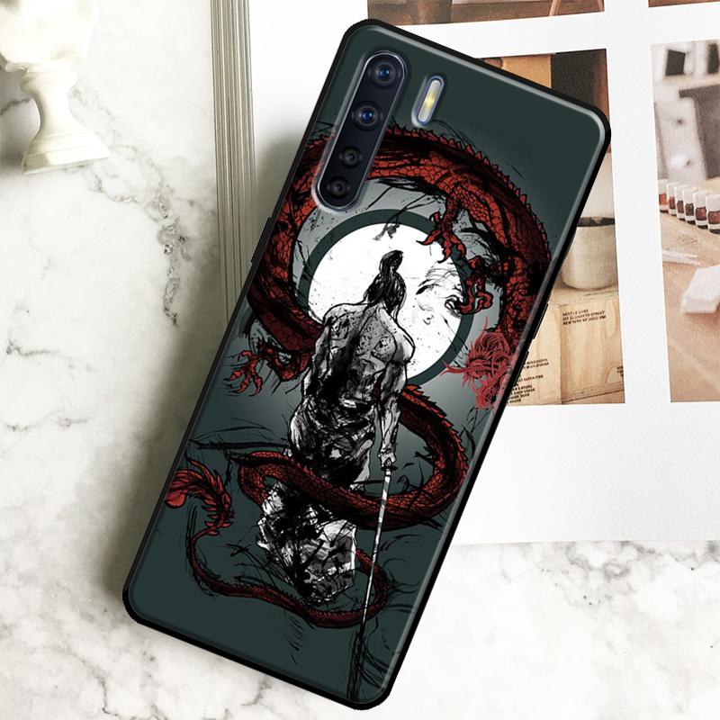 Чехол Samurai Japan для Oppo A98 A78 A18 A38 A58 A40 A60 A80 A16 A76 A96 A17 A77 A74 A94 A54 A57S A15