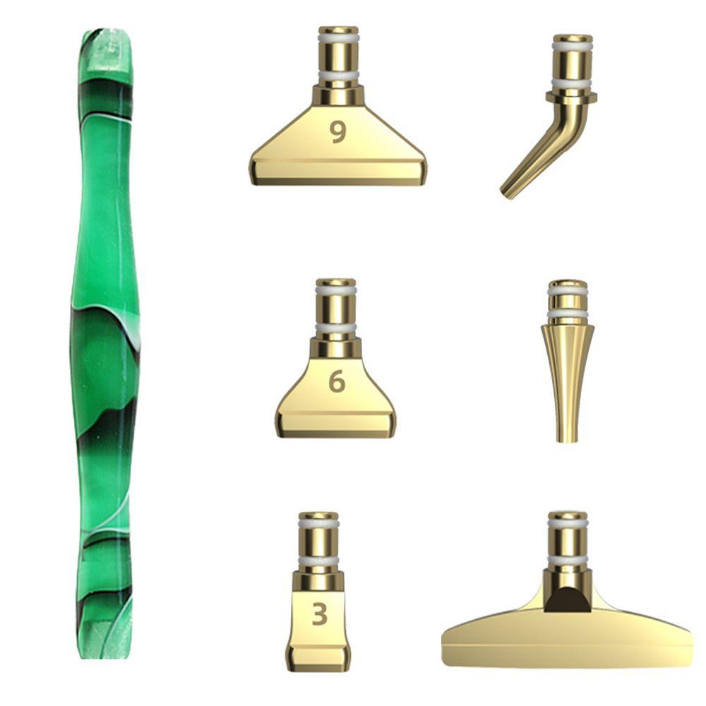 Вышивка крестиком, алмазная ручка для рисования из смолы, сменные головки для ручек из сплава, точечная дрель, ручка с несколькими россыпями