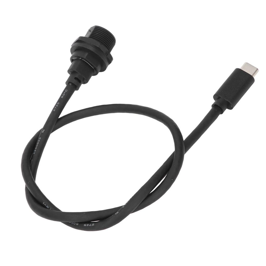 Water Proof Extension Cord Type C Thread Female To USB 3.0 Male Connector Cable 0.5m Length 30V