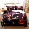 Overwatch Duvet Cover + 2 Pillowcases, Popular Game Print Bedding Set Soft Fabric for Gamers Bedroom Decor & Gift