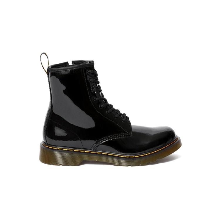 Dr. Martens (GS) Dr.Martens 1460 Ботинки на шнуровке из лакированной кожи 'Черный' Детские 21979001