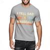Plus Size Summer For Man T Shirt I Tell Dad Jokes Periodically When Im In My Element Short Sleeve Relaxed Fit Oneck Tshirt