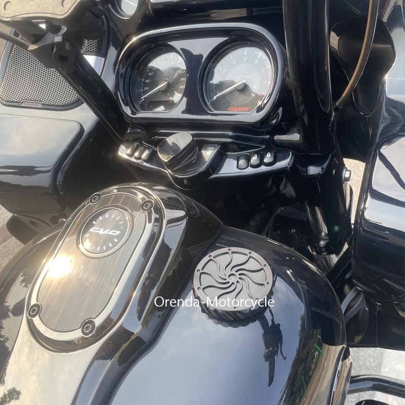 For Harley Sportster XL883 XL1200 Dyna Softial CVO Road Glide Street Glide Motorcycle Aluminum Oil Tank Gas Cover Fuel Tank Cap