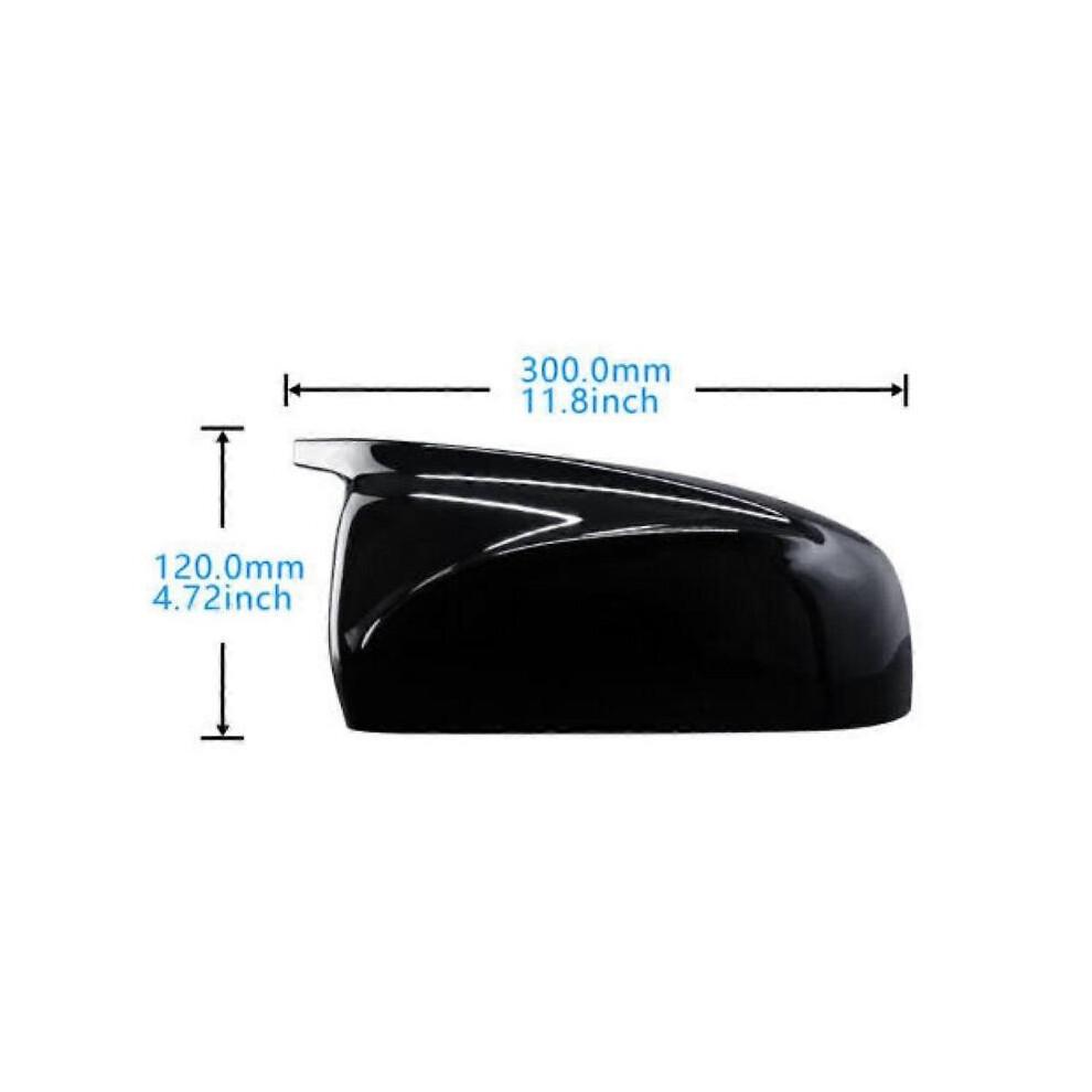 For X5 E70 X6 E71 2007-13 Side Wing Mirror Cover Caps Gloss Black Left+Right