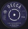 7-дюймовая пластинка ROLLING STONES  I Cant Get No Satisfaction  Spi F12220 Decca 1965 UK Rock Б/у