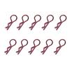 10pcs R-Shaped Metal Body Clips for 1/10 1/8 Model Car Durable Stainless Steel Pins for RCs Model Car Simple Fixing