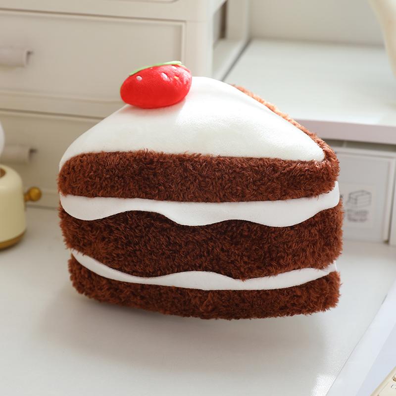 Мультяшная Плюшевая Кукла Вкусный Десерт Фруктовый Торт Олицетворение Еда Мороженое Кукла Украшение Десертного Магазина Подарок для Девочек Мальчиков