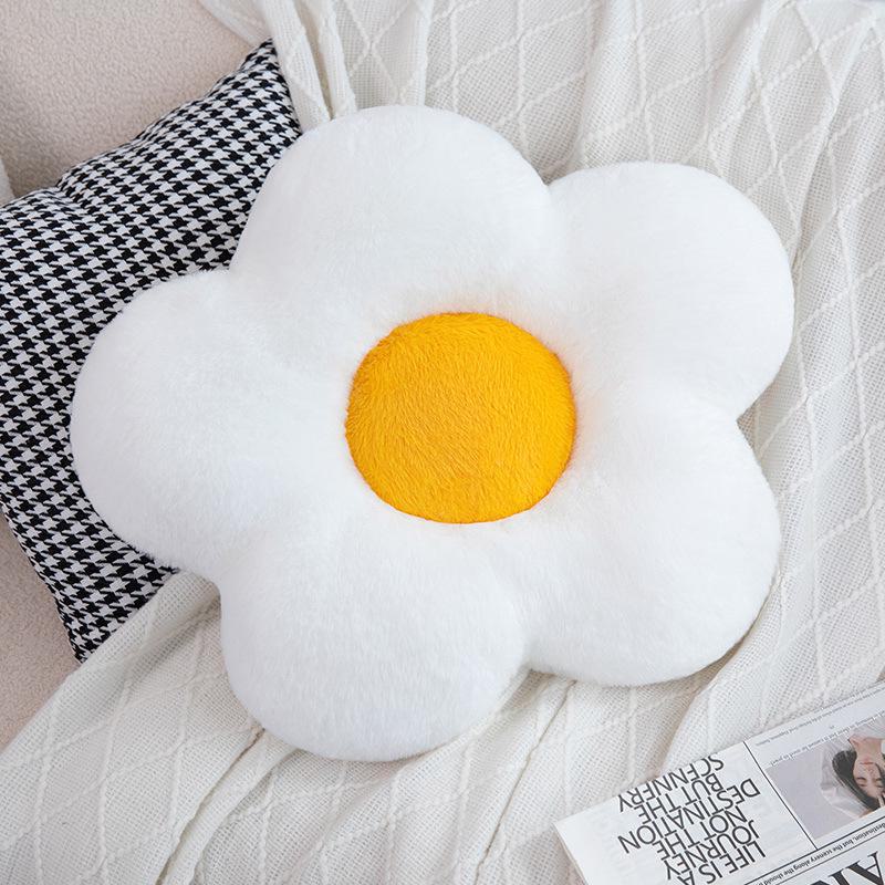 Adorable Sunflower Pillow: Seat Cushion, Sofa Cushion, Car Backrest, Bay Window Decor, Nap Pillow, Living Room Floor Mat.