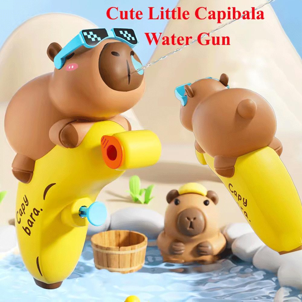 Милая Капибара Водяной Пистолет Розыгрыш Водный Бластер Игрушка Снятие Стресса Маленький Пистолет Детские Игры Водные Бои Летний Пляж Уличная Игрушка